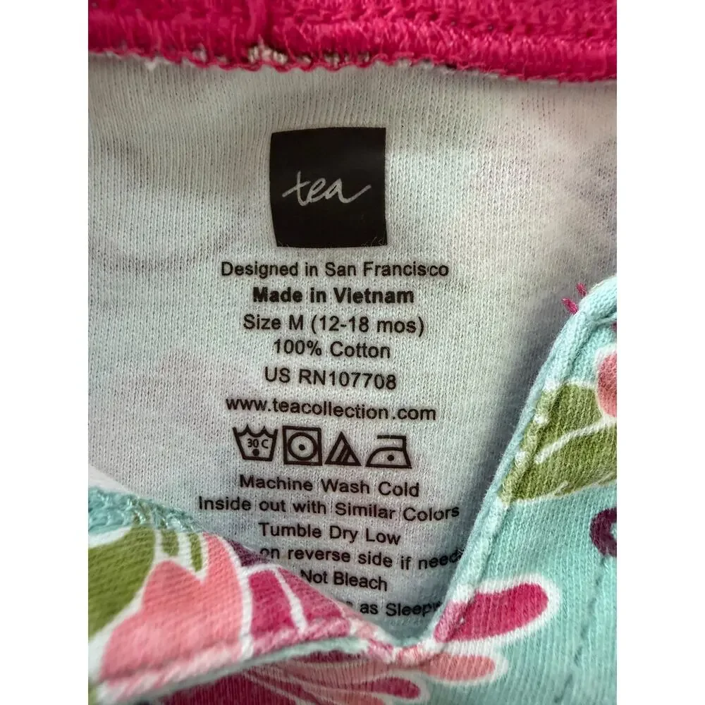 Tea Collection 2-Piece Floral Dress Bundle Girls 12-18M - Picture 6 of 7